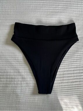 Aerie High Waisted High Cut Cheeky Bikini Bottom NWT
